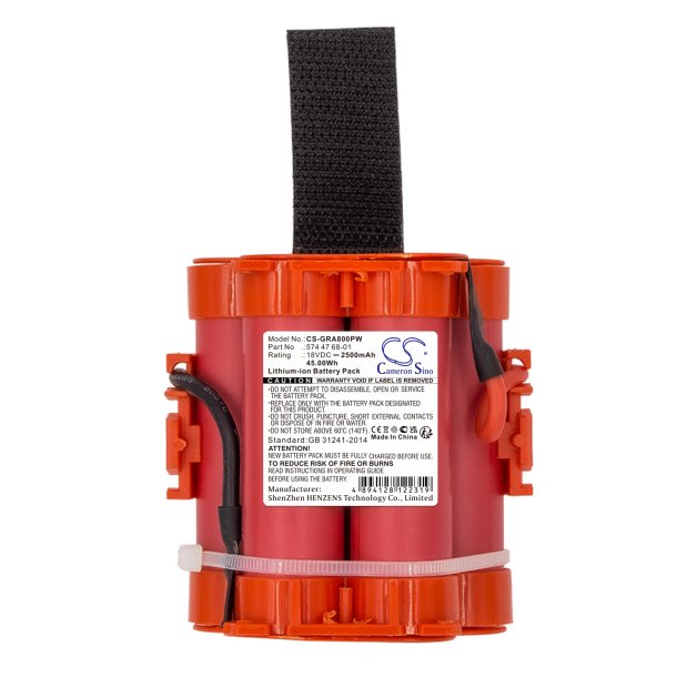 Husqvarna Automower og Gardena Batteri 2500mAh (kompatibelt)