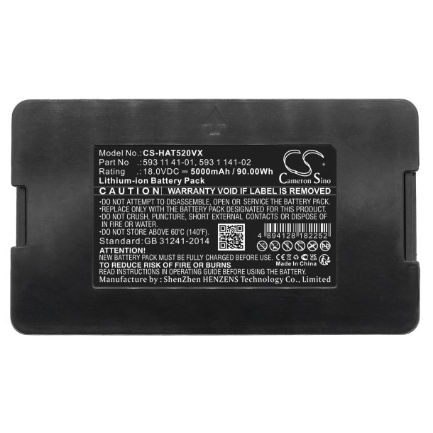 Husqvarna Automower 320, 330, 420, 450 Batteri 5000mAh (kompatibelt)
