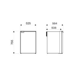 IndelB Cruise 130 Kleskab 12/24V