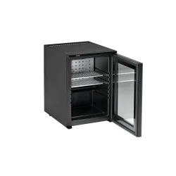 IndelB K40 Ecosmart minikleskab med sort glas lge