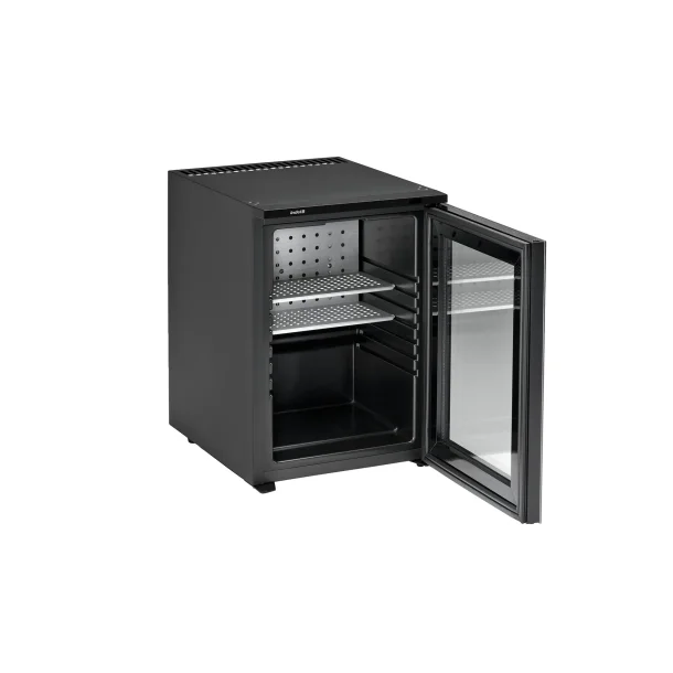 IndelB K40 Ecosmart minikleskab med sort glas lge