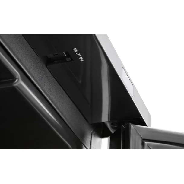 IndelB K40 Ecosmart minikleskab med sort glas lge