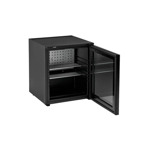 IndelB K60 Ecosmart minikleskab med sort glas lge