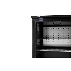 IndelB K60 Ecosmart minikleskab med sort glas lge